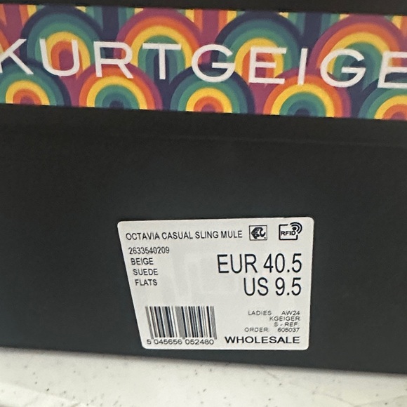 Kurt Geiger Tan Slip-On Shoes with Gem Accents - Picture 3 of 6